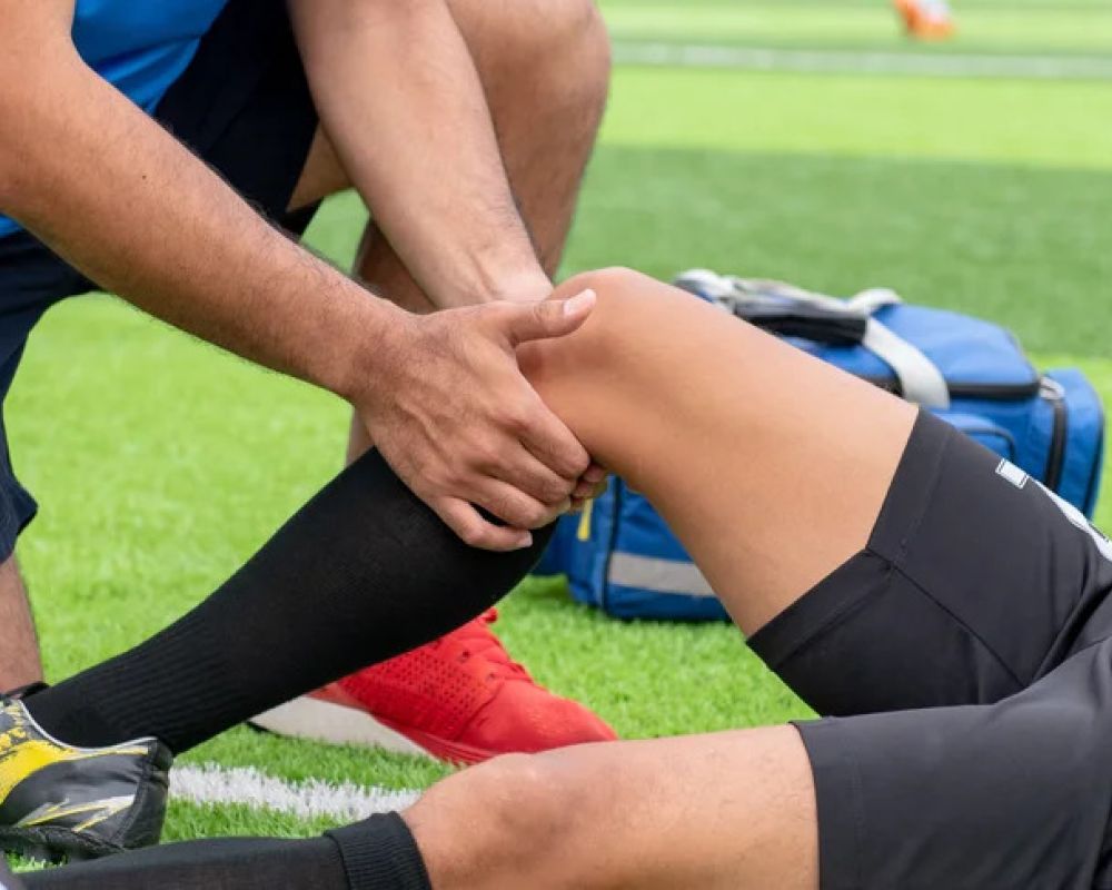 Taller Masaje Deportivo en Futbolistas